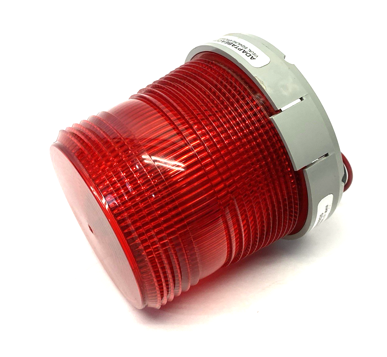 48SLEDR-G1 | Edwards Signaling AdaptaBeacon Steady-on Beacon, Red, 24VDC - Used - Maverick Industrial Sales