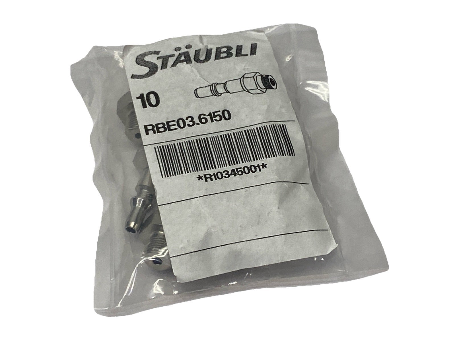 Staubli RBE03.6150 Quick Release Fitting 1/4" NPT LOT OF 10 - Maverick Industrial Sales