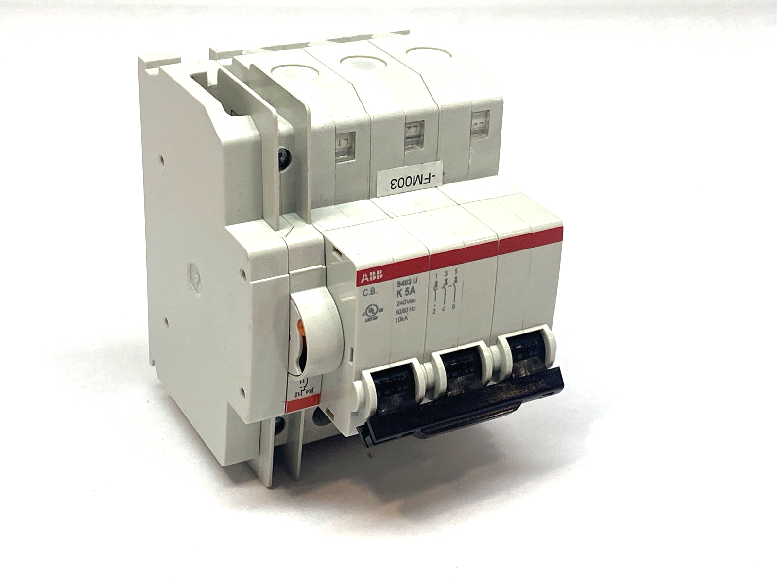 ABB S403U K5A Circuit Breaker 3-Pole 240VAC 50/60HZ 10kA - Maverick Industrial Sales
