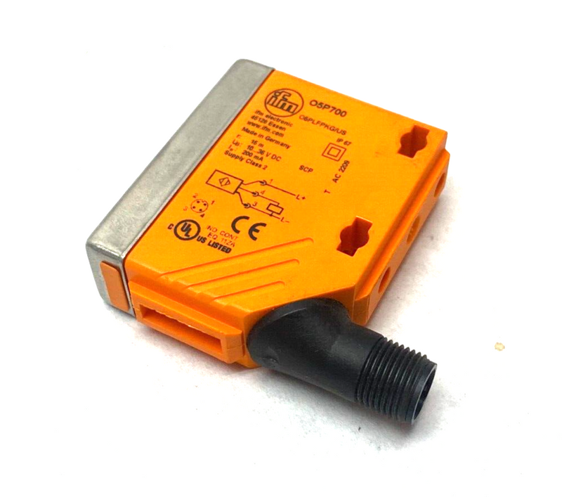 Ifm O5P700 Retro-Reflective LASER Sensor M12 4-Pin O5PLFPKG/US100 - Maverick Industrial Sales