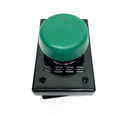 Rees 00662-003 Momentary Plunger Pushbutton Green 2.25" NC/NO Contacts - Maverick Industrial Sales