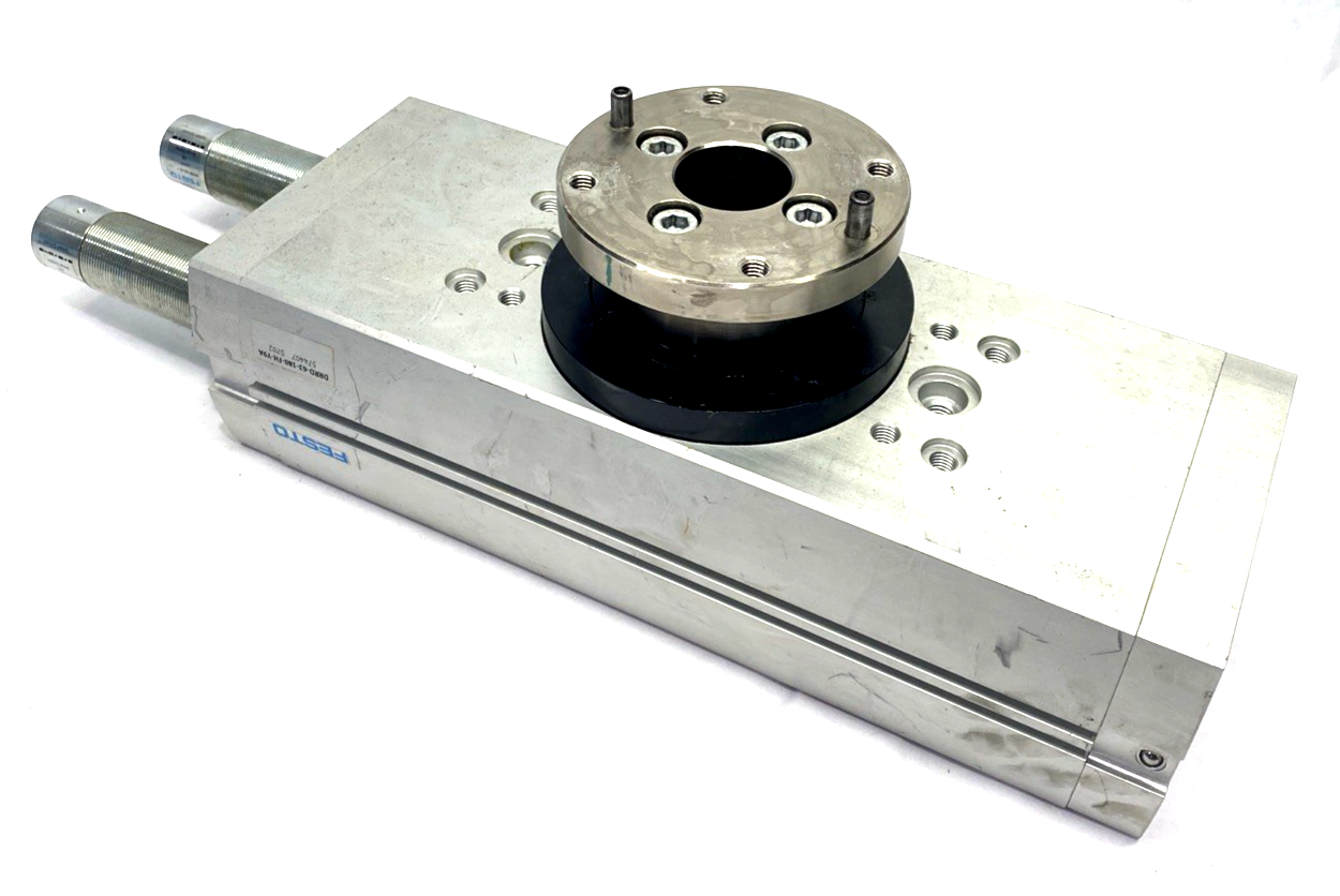 Festo DRRD-63-180-FH-Y9A Semi-Rotary Drive 63mm Size 180 Degree Rotation 574407 - Used - Maverick Industrial Sales