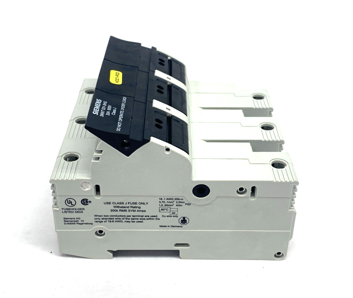 Siemens 3NW7531-3HG Fuse Holder 3-Pole 30A 600V - Maverick Industrial Sales