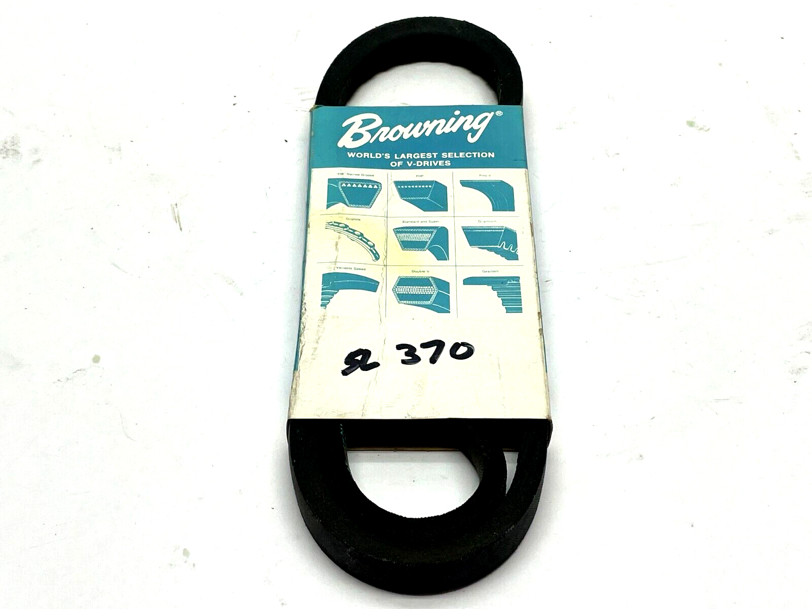 Browning 5L370 V-Belt L Section 1 Band 37" Outside Length Smooth - Maverick Industrial Sales