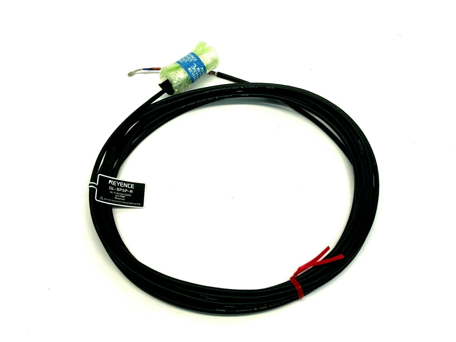 Keyence GL-SP5P-R Series GL-S Light Curtain Receiver Cable 5M PNP - Maverick Industrial Sales