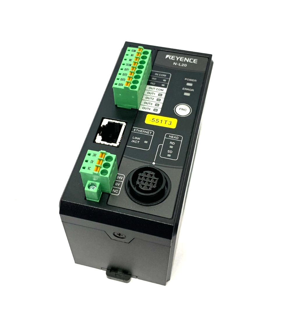 Keyence N-L20 Ethernet Connection Communication Unit 11-Point Display - Maverick Industrial Sales