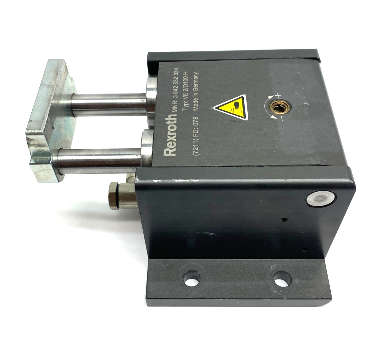 3842532334 | Bosch Rexroth Pneumatic Stop Gate Unit VE 2/D100-H - Used - Maverick Industrial Sales