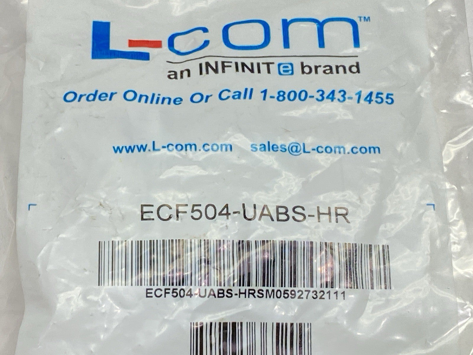 | L-Com ECF504-UABS-HR USB Panel Mount Adapter A Female/B Female High Retention - New - Maverick Industrial Sales