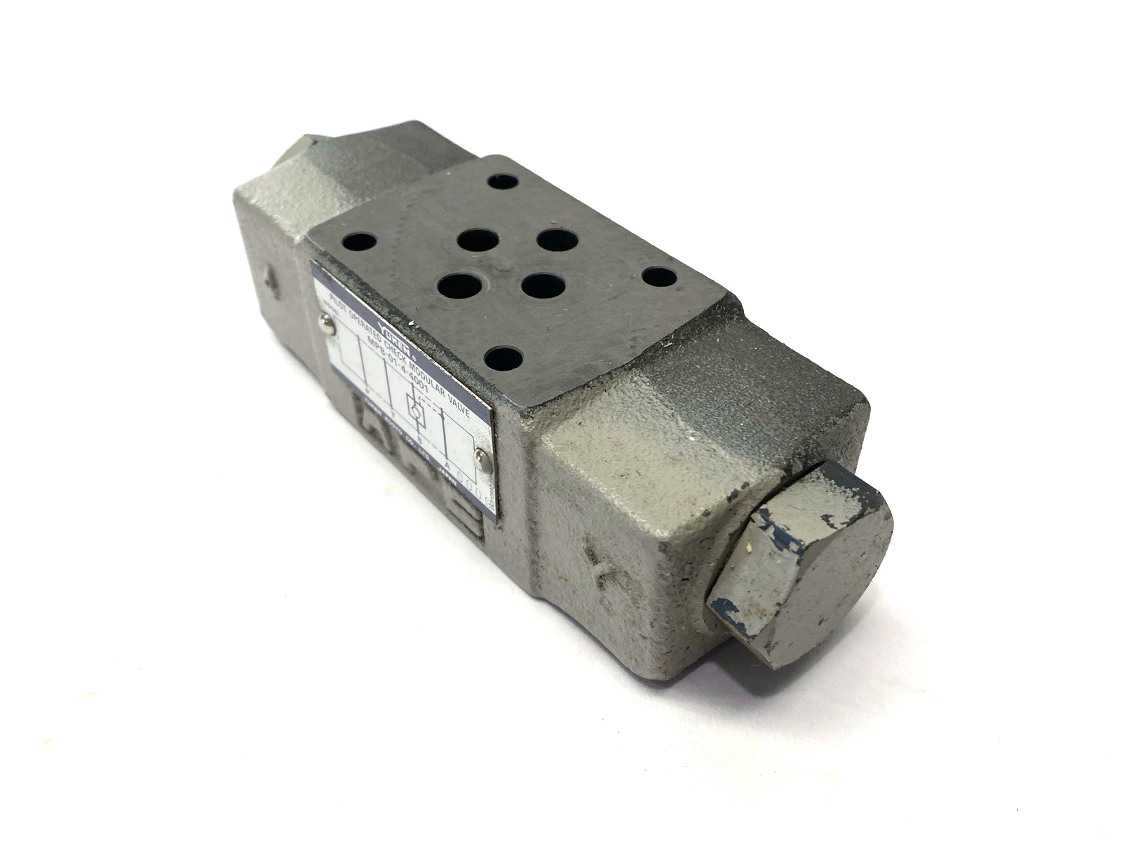 Yuken MPB-01-4-4001 Pilot Operated Check Modular Valve 1/4" - Maverick Industrial Sales