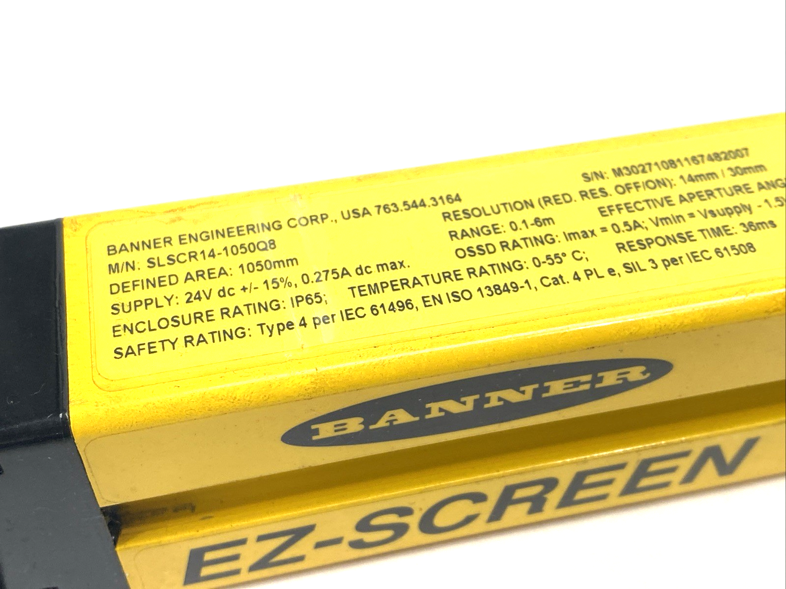 Banner SLSCR14-1050Q8 Light Curtain Cascade Receiver, 1050mm Area 72422 - Maverick Industrial Sales
