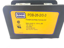 Ilsco PDB-26-2/0-3 Power Distribution Block 3-Pole 600V 350A AL9CU - Maverick Industrial Sales