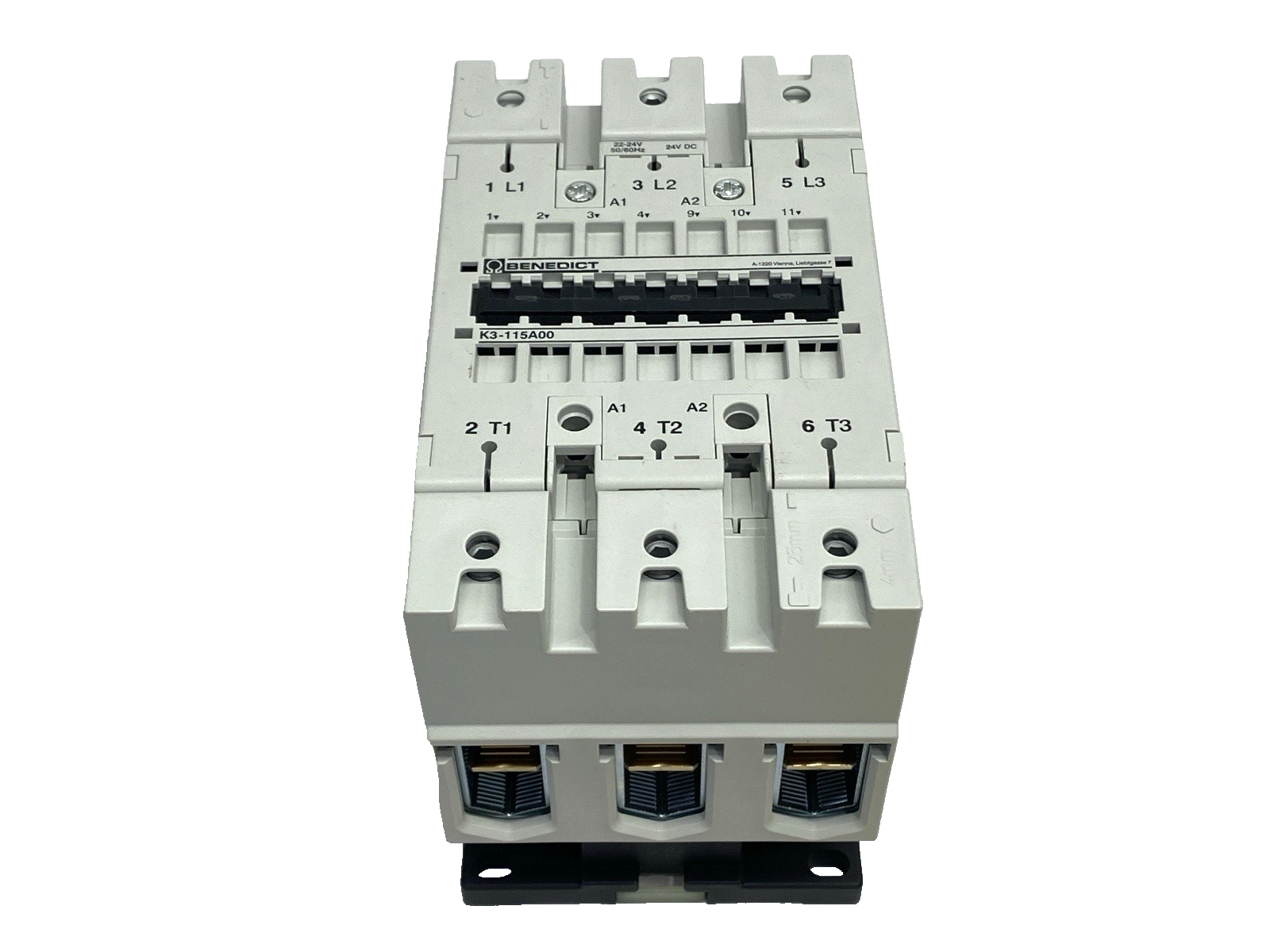 Benedict K3-115A00 24 Contactor 3-Pole 55kW 115A - Maverick Industrial Sales