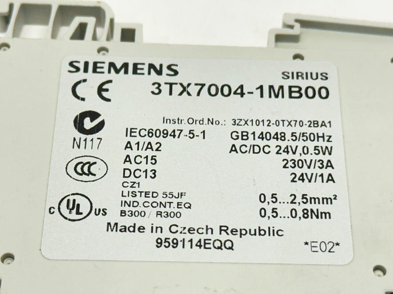 Siemens 3TX7004-1MB00 Output Interface Module 3ZX1012-0TX70-2BA1 - Maverick Industrial Sales