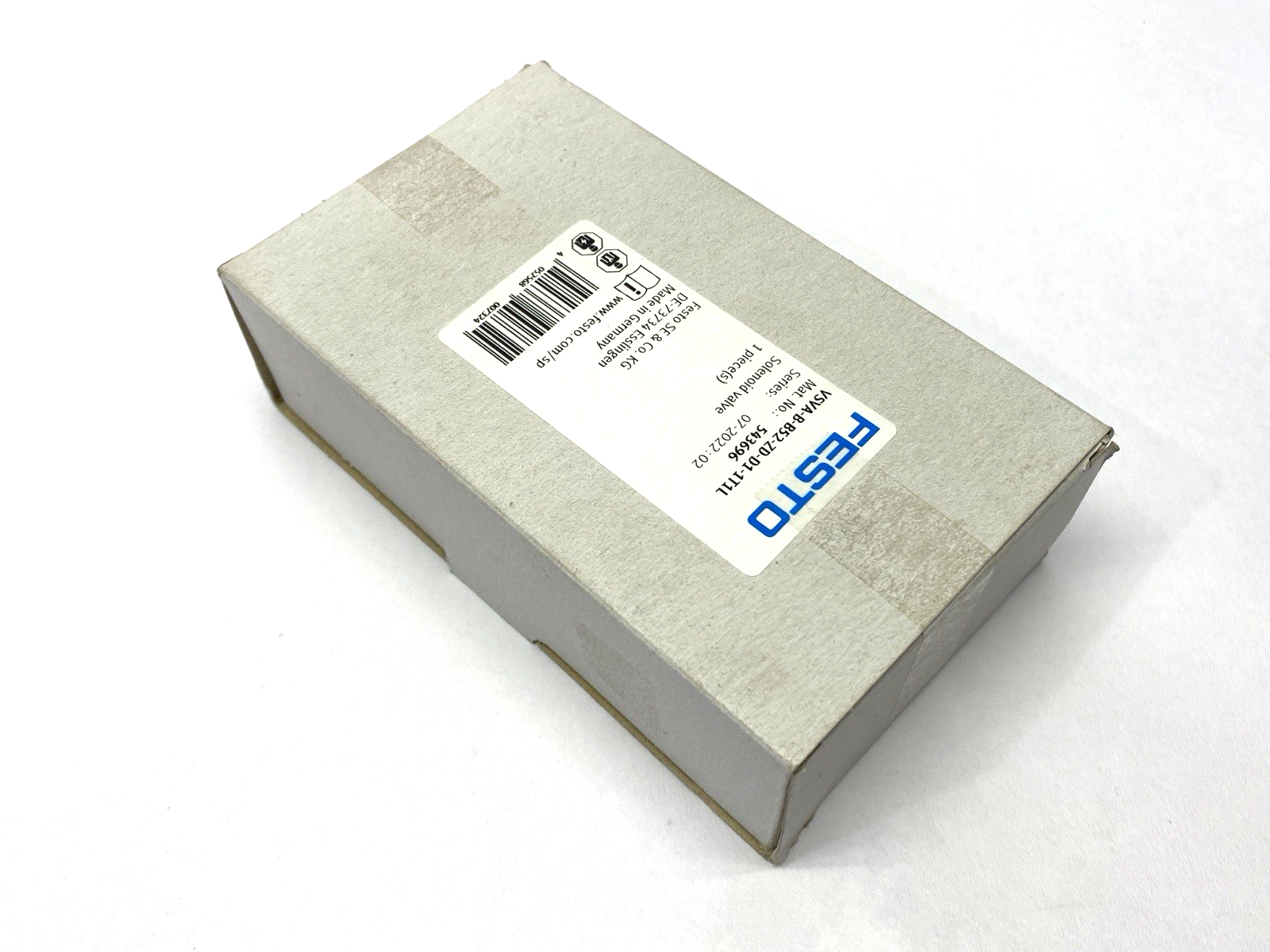 Festo VSVA-B-B52-ZD-D1-1T1L Pneumatic Solenoid Valve 543696 - Maverick Industrial Sales