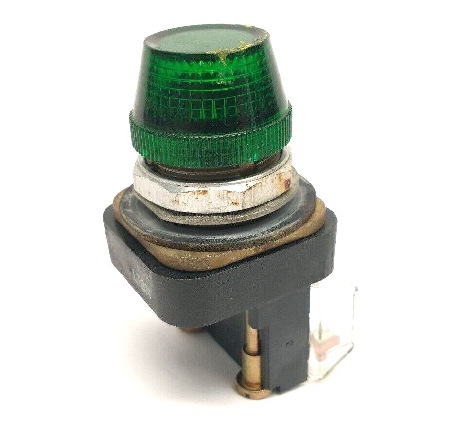 Allen Bradley 800T-Q10G Ser. T 30mm Green Pilot Light 120V AC/DC - Maverick Industrial Sales