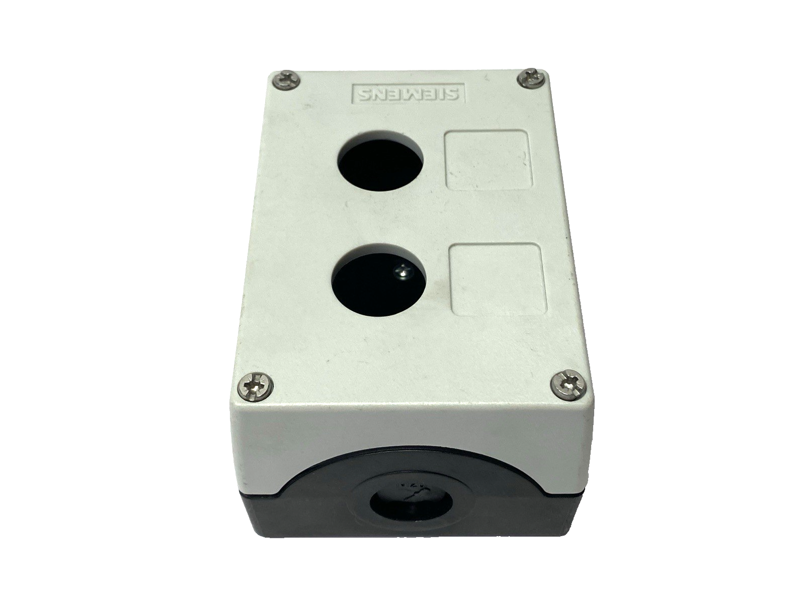 Siemens 3SU1802-0AA00-0AB1 Pushbutton Enclosure - Maverick Industrial Sales