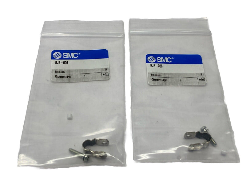 SMC BJ2-006 Pneumatic Actuator Bracket LOT OF 2 - Maverick Industrial Sales