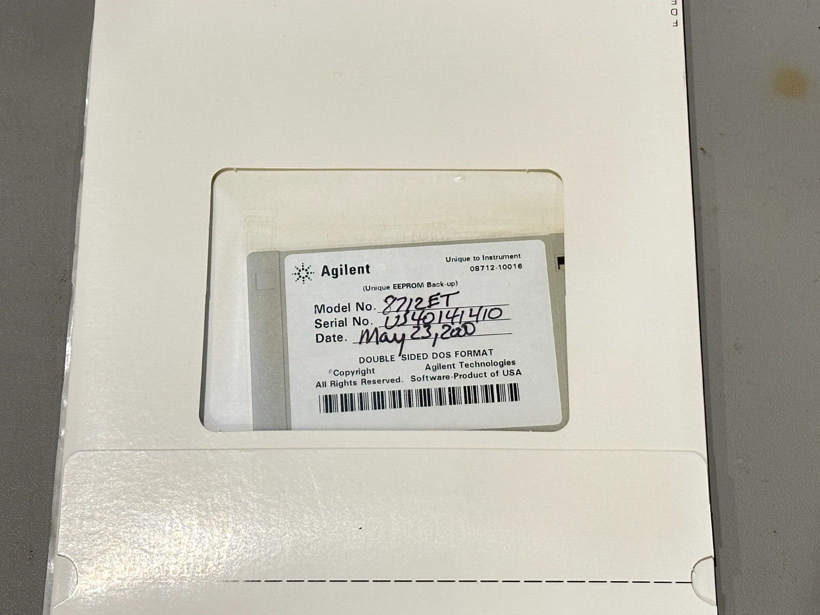 Agilent 8712ET RF Network Analyzer 300kHz - 1300MHz w/ EEPROM, ERROR/BAD SWITCH - Maverick Industrial Sales