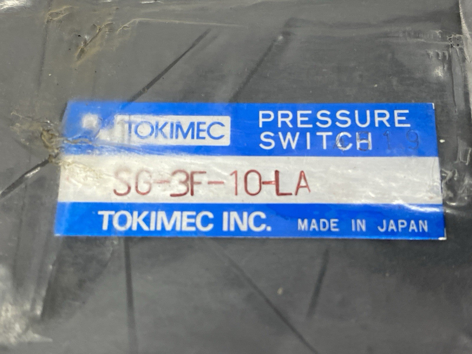 Tokimec SG-3F-10-LA Hydraulic Pressure Switch - Maverick Industrial Sales