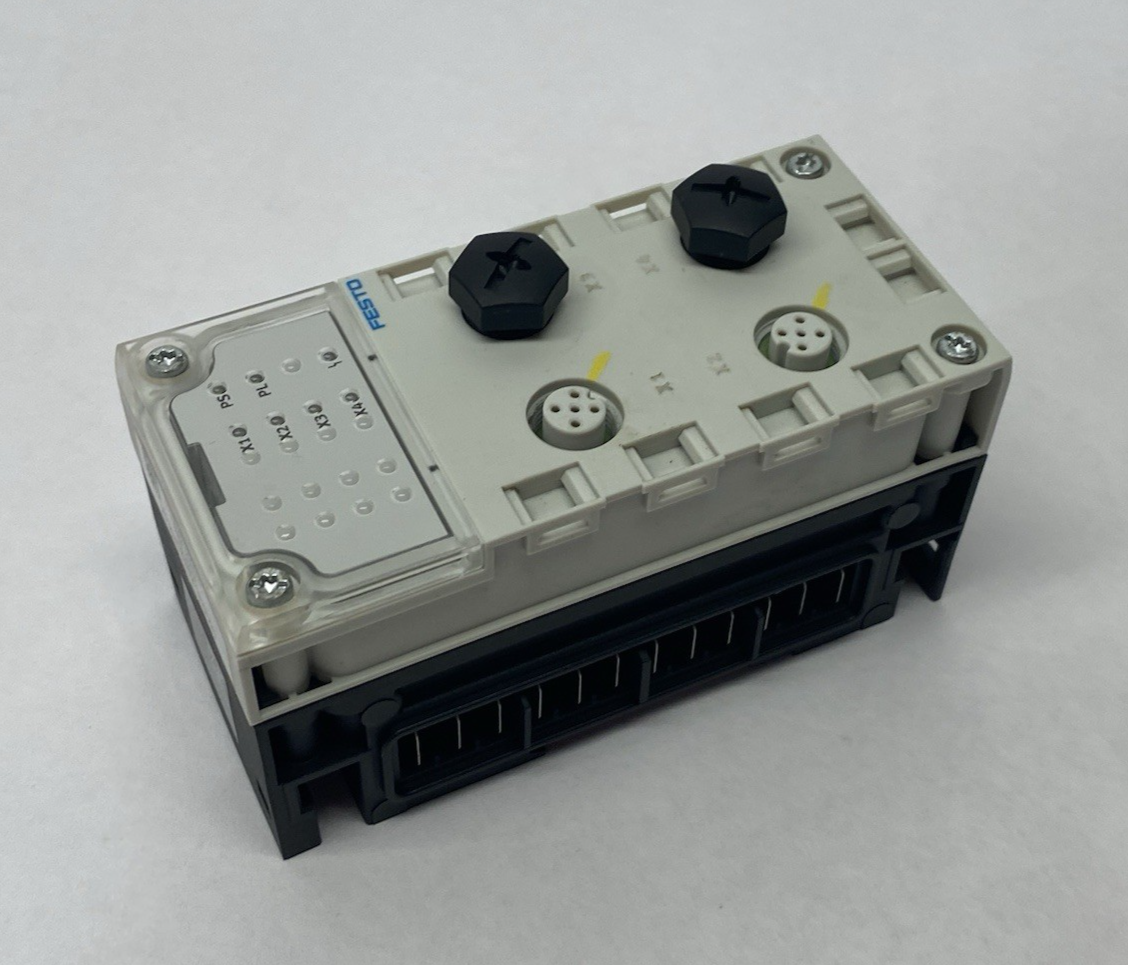 CPX-CTEL-2-M12-5POL-LK | Festo Electrical Interface IO-Link 2900543, w/ CPX-GE-EV - Used - Maverick Industrial Sales