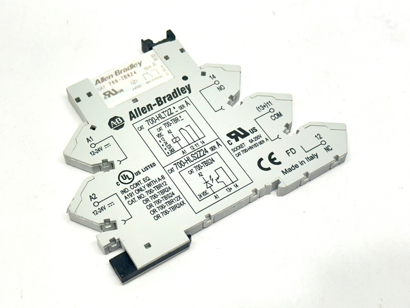 Allen Bradley 700-HLT2Z24 Ser A Terminal Block Relay 24VDC Coil 6A 250V - Maverick Industrial Sales