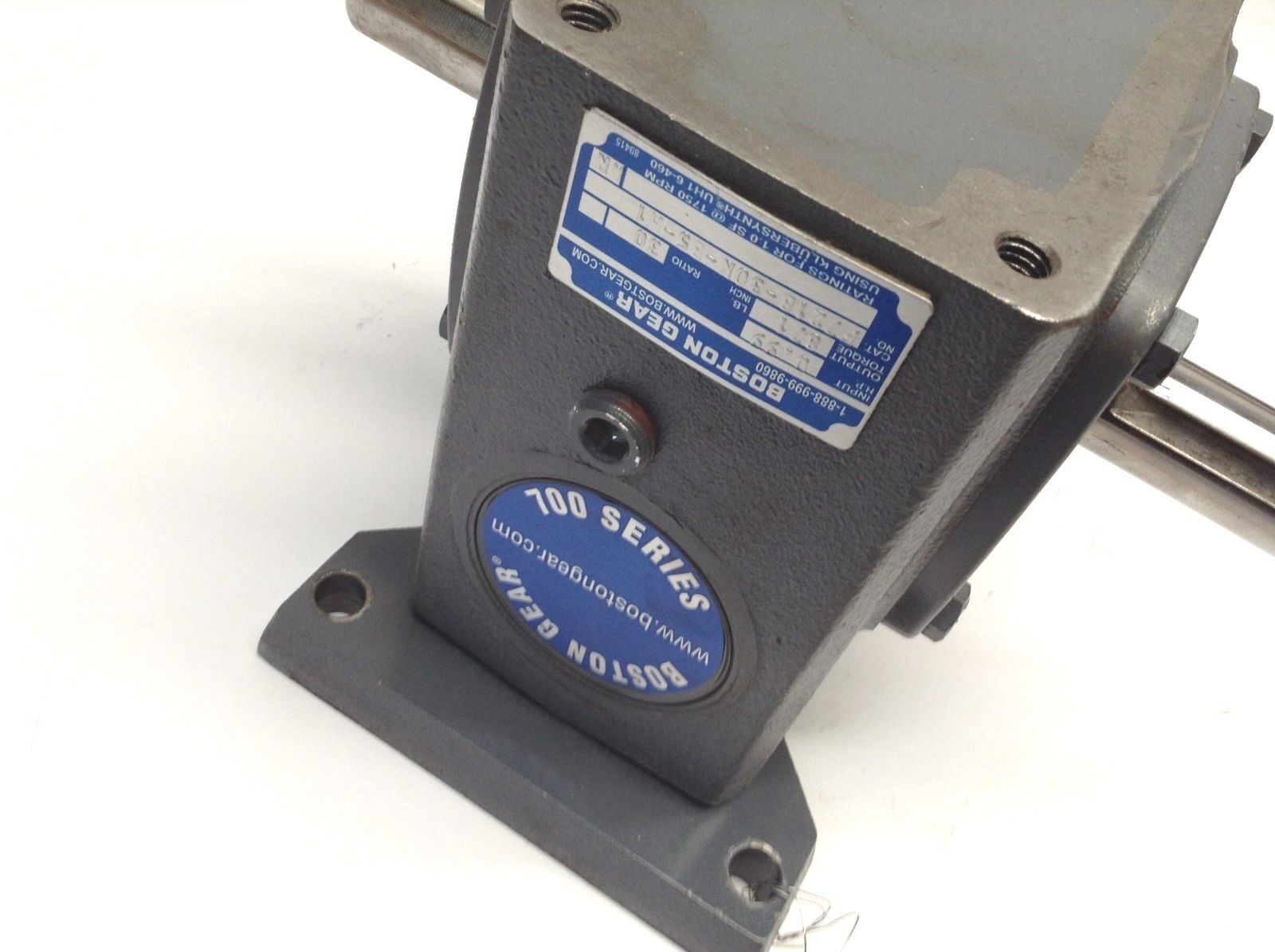 Boston Gear F721B30KB5H1 Dual Shaft Speed Reducer 0.99HP 30:1 Ratio - Maverick Industrial Sales