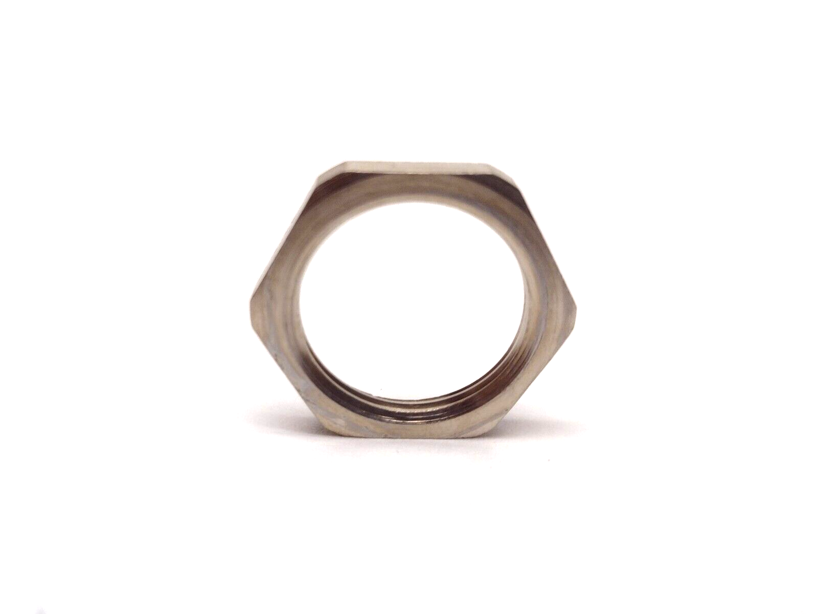 Bimed MBML-04 M25x1,5 Metric Nickel Plated Brass Industrial Lock Nut, LOT OF 10 - Maverick Industrial Sales