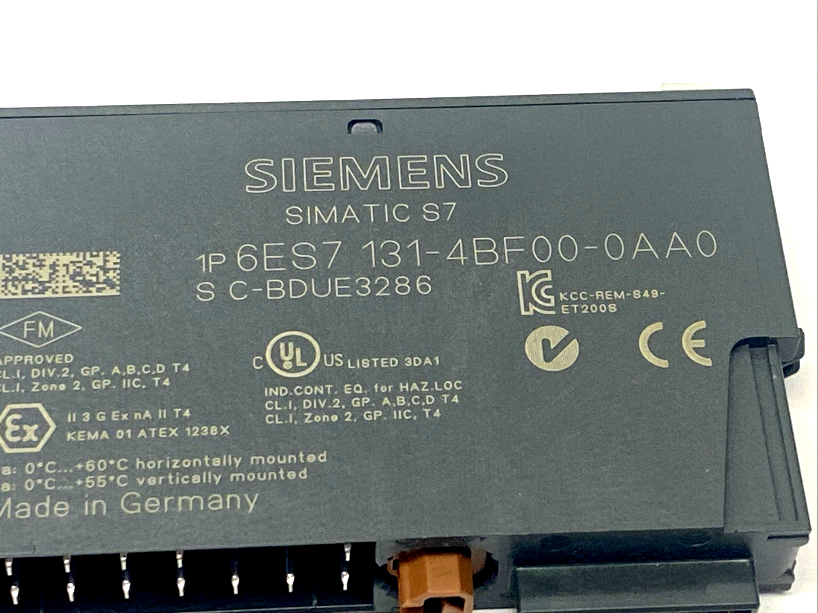 Siemens 6ES7131-4BF00-0AA0 SIMATIC ET 200S Digital Input Module 8 DI DC24V - Maverick Industrial Sales