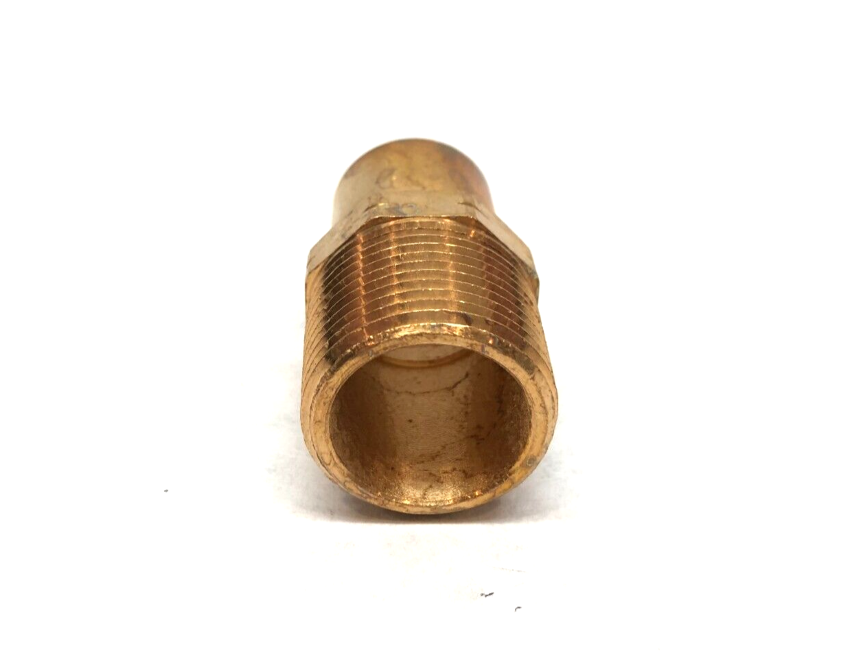 Viega 77982 ProPress Adapter Fitting, 1" x 1" NPT, FTG x M Male, Rigid, Bronze - Maverick Industrial Sales