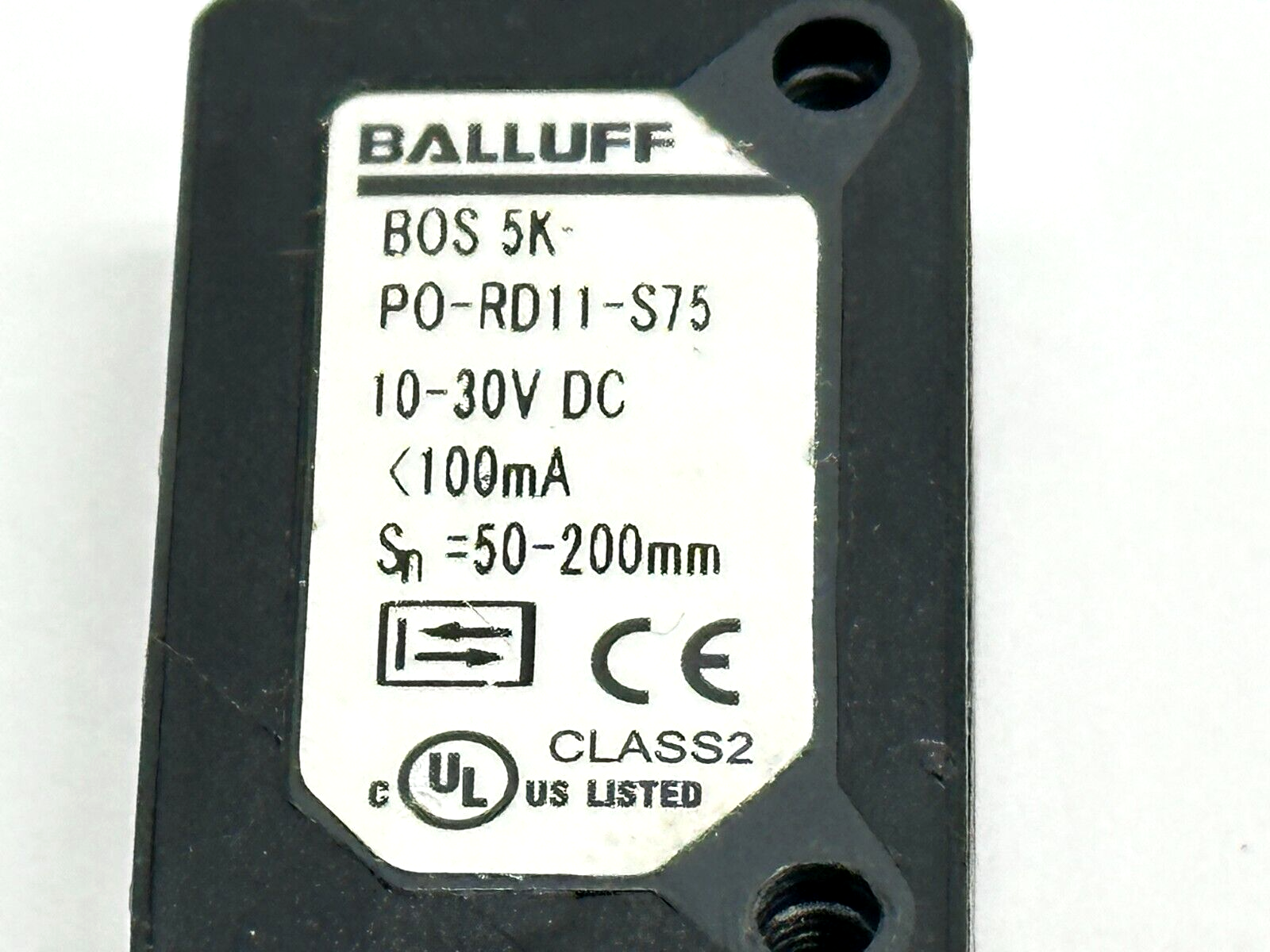 Balluff BOS 5K-PO-RD11-S75 Diffuse Sensor BOS011W - Maverick Industrial Sales