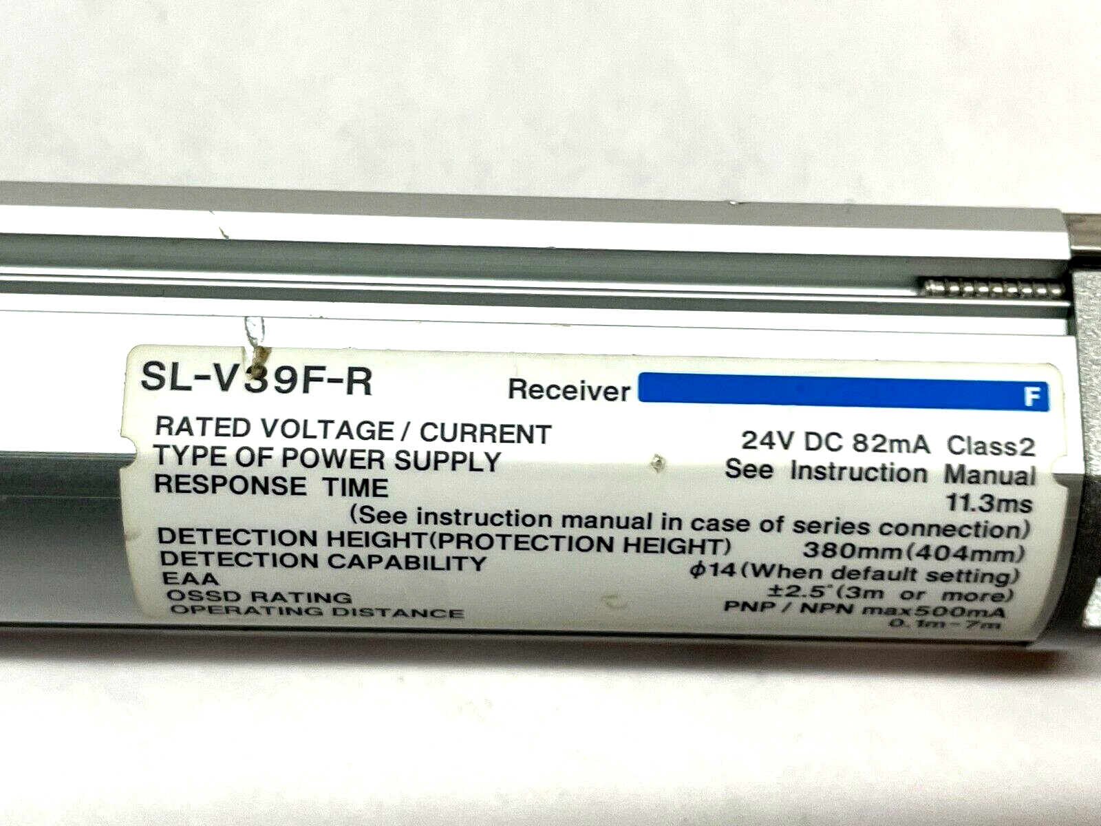 Keyence SL-V39F-R Light Curtain Receiver - Maverick Industrial Sales