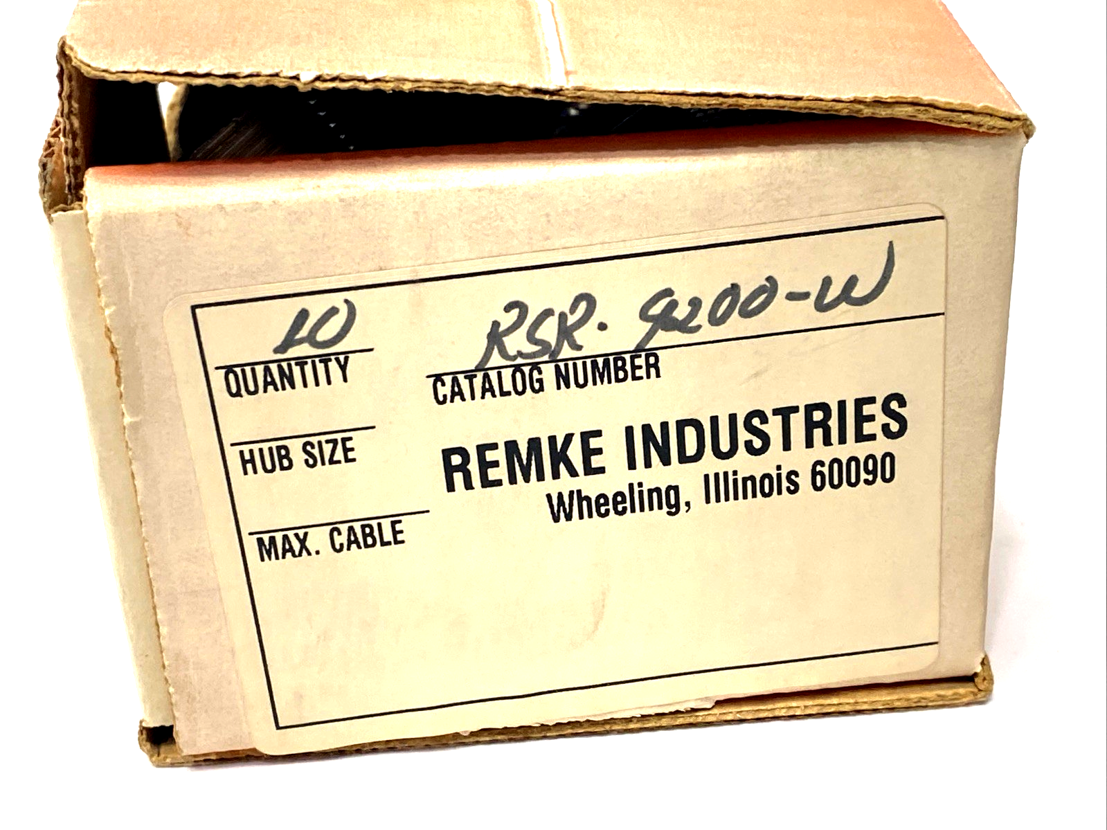 Remke RSR-9200-W Handle-less Cord Grip Bushing, 90 Deg. 3/4" NPT, Aluminum 10PK - Maverick Industrial Sales