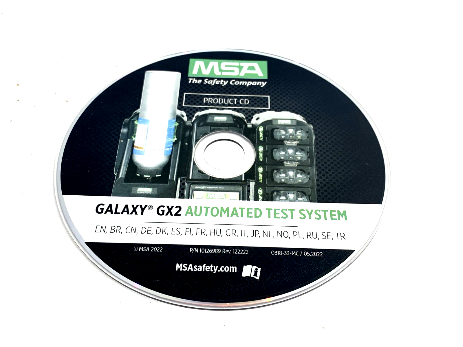 10126989 | MSA Rev. 122222 Galaxy GX2 Automated Test System Product CD - Used - Maverick Industrial Sales