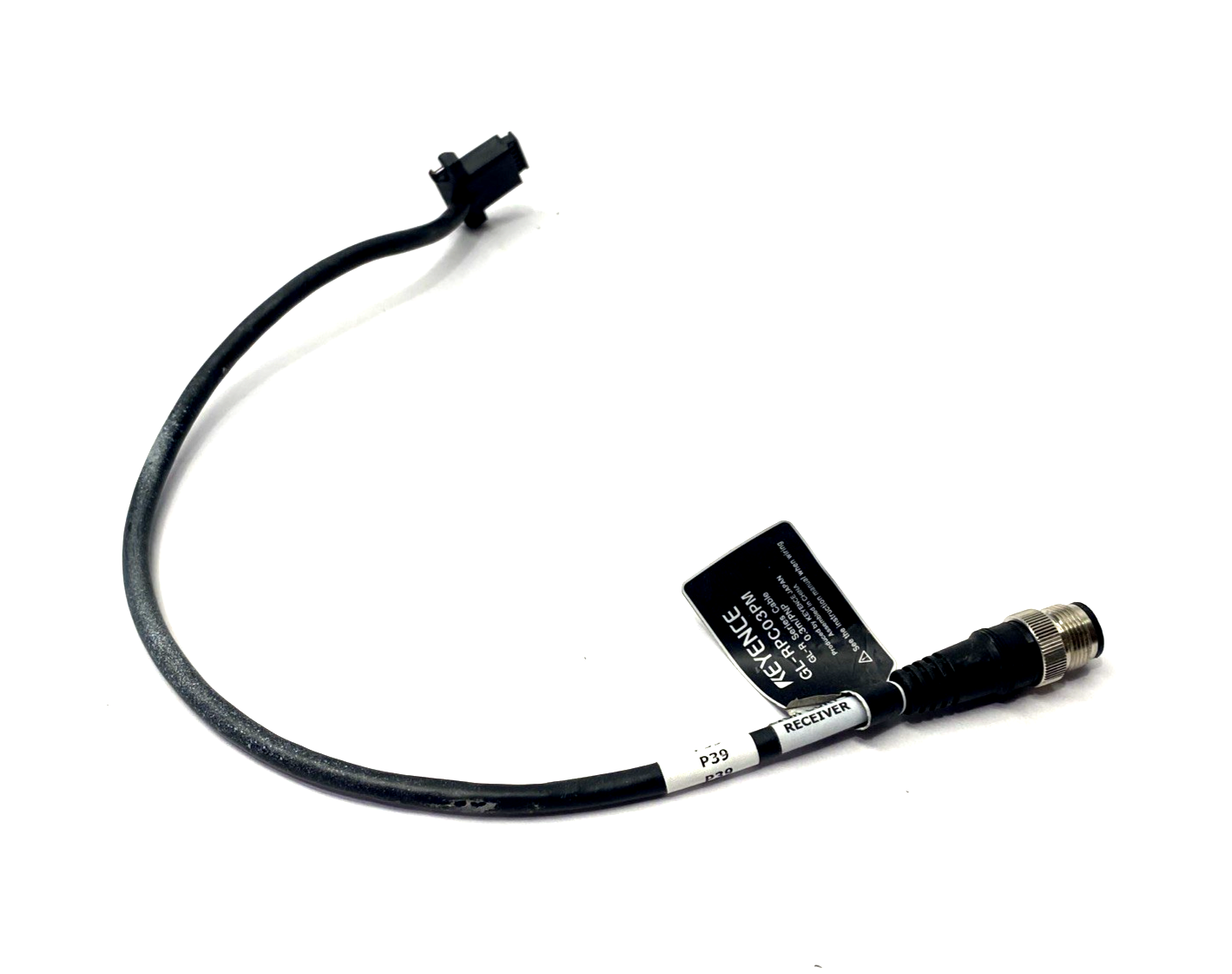 Keyence GL-RPC03PM Safety Light Curtain Unit Connection Cable 0.3m M14 12-Pin - Maverick Industrial Sales
