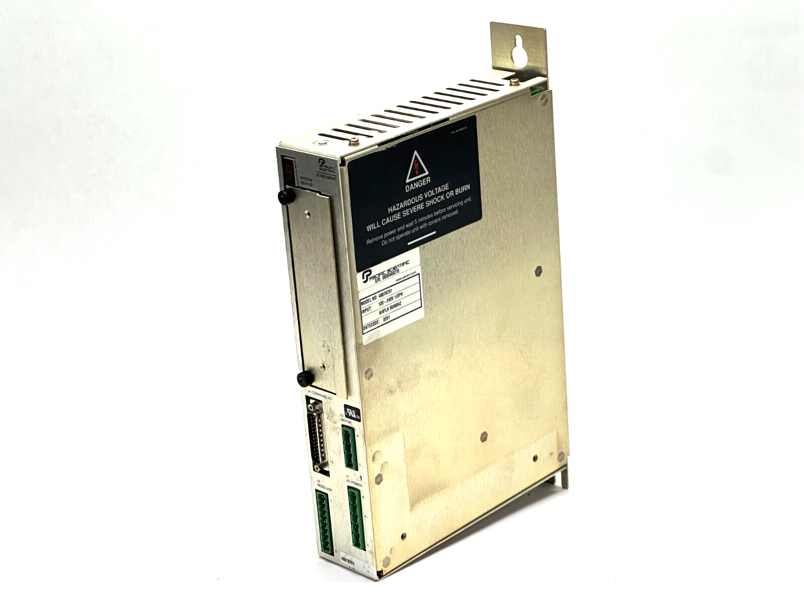 Pacific Scientific 46878701 Single Axis Brushless Servo Drive SC902 120/240V - Maverick Industrial Sales