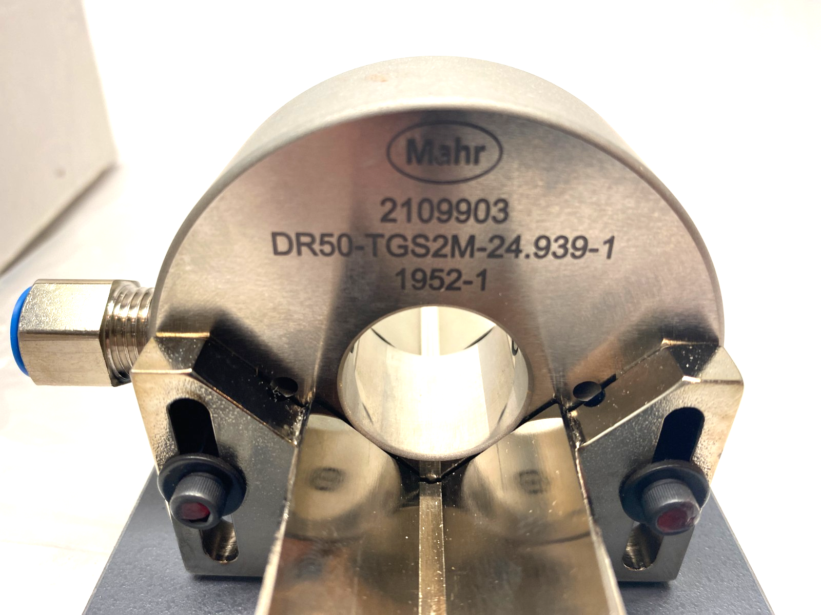 Mahr 2109903 Dimensionair Air Ring Gauge 2-Jet DR50-TGS2M-24.939-1 w/ Base Plate - Maverick Industrial Sales