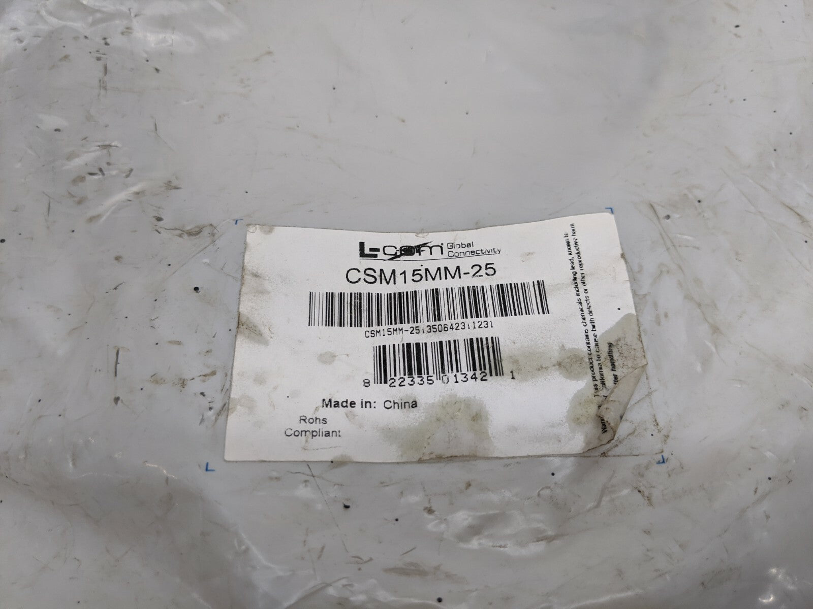 L-com CSM15MM-25 Molded D-Sub Cable - Maverick Industrial Sales