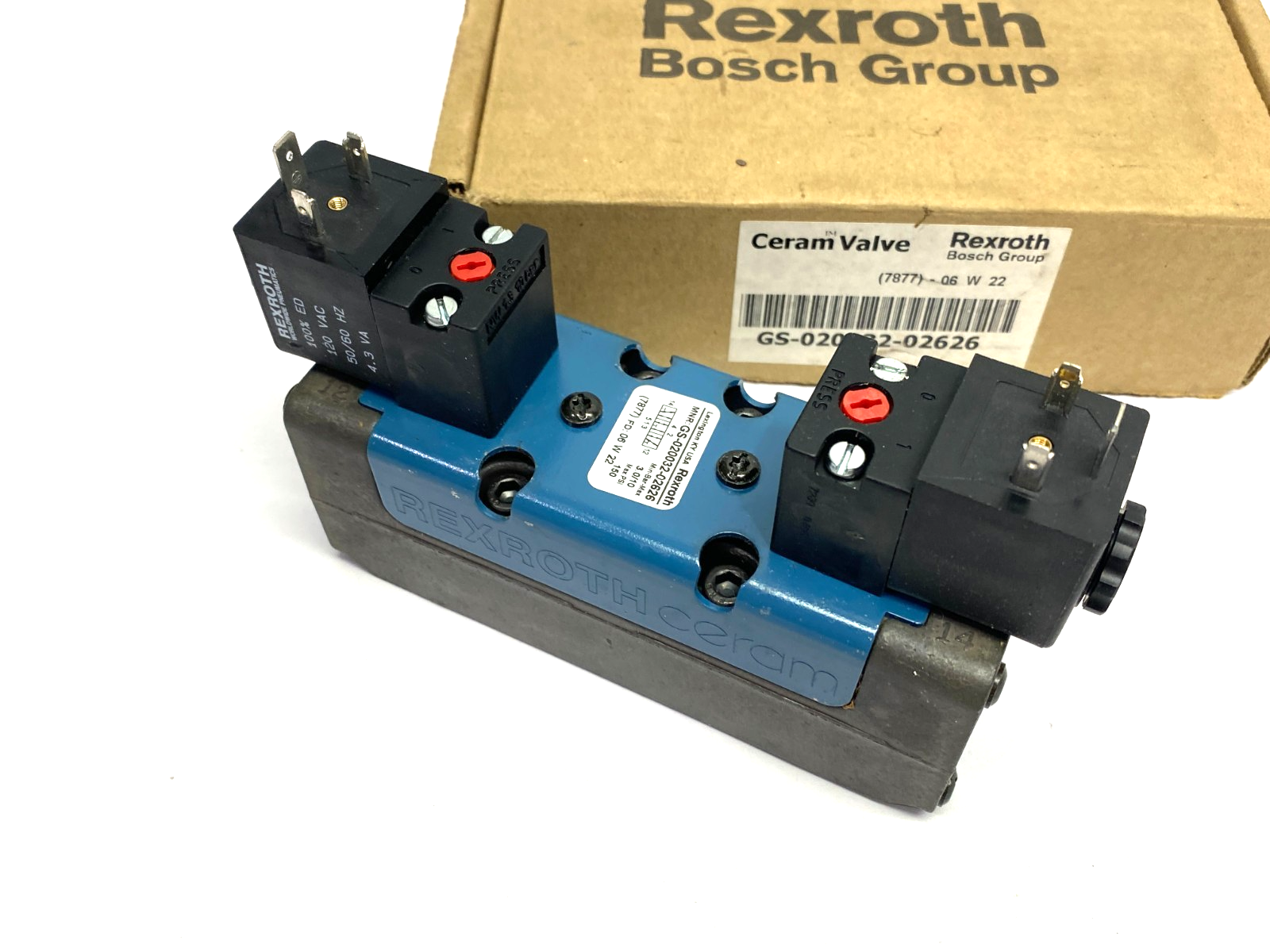 R432006058 | Emerson Rexroth AVENTICS™ 5/3-Directional Valve, Series CERAM™ - New Other - Maverick Industrial Sales