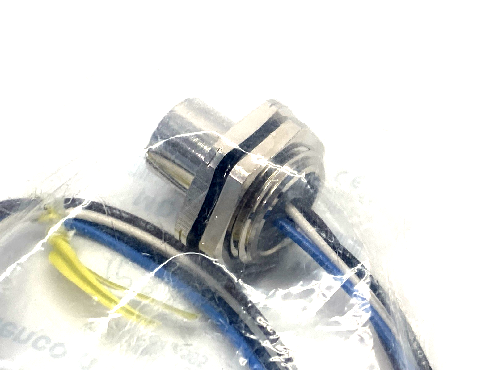 MDC-4FR-M20 | Mencom Field Wireable Connector Micro-DC M12 Female 4-Pin, M20 Mount - New - Maverick Industrial Sales