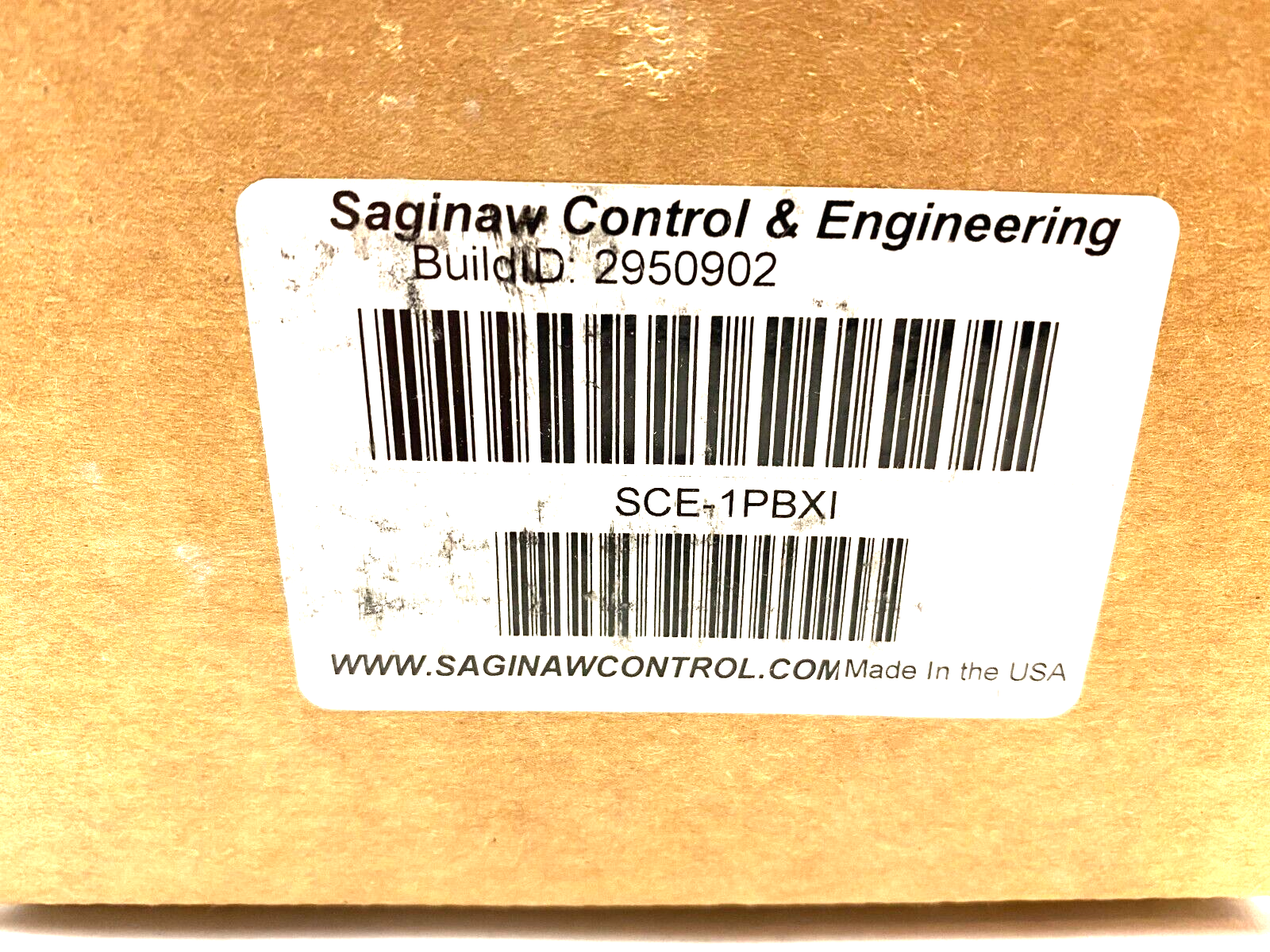 SCE-1PBXI | Saginaw Control & Engineering Pushbutton Enclosure 4" x 4" - New - Maverick Industrial Sales