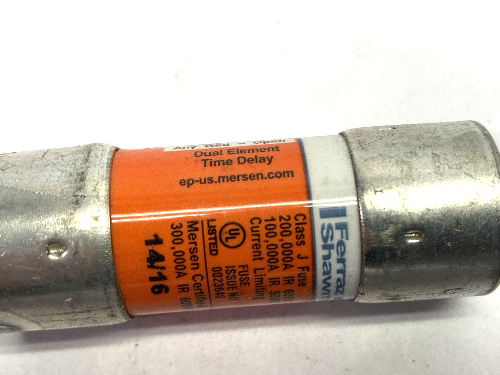 Mersen Ferraz Shawmut AJT9 Amp-Trap Smart Spot Fuse Class J 600VAC 9A LOT OF 2 - Maverick Industrial Sales