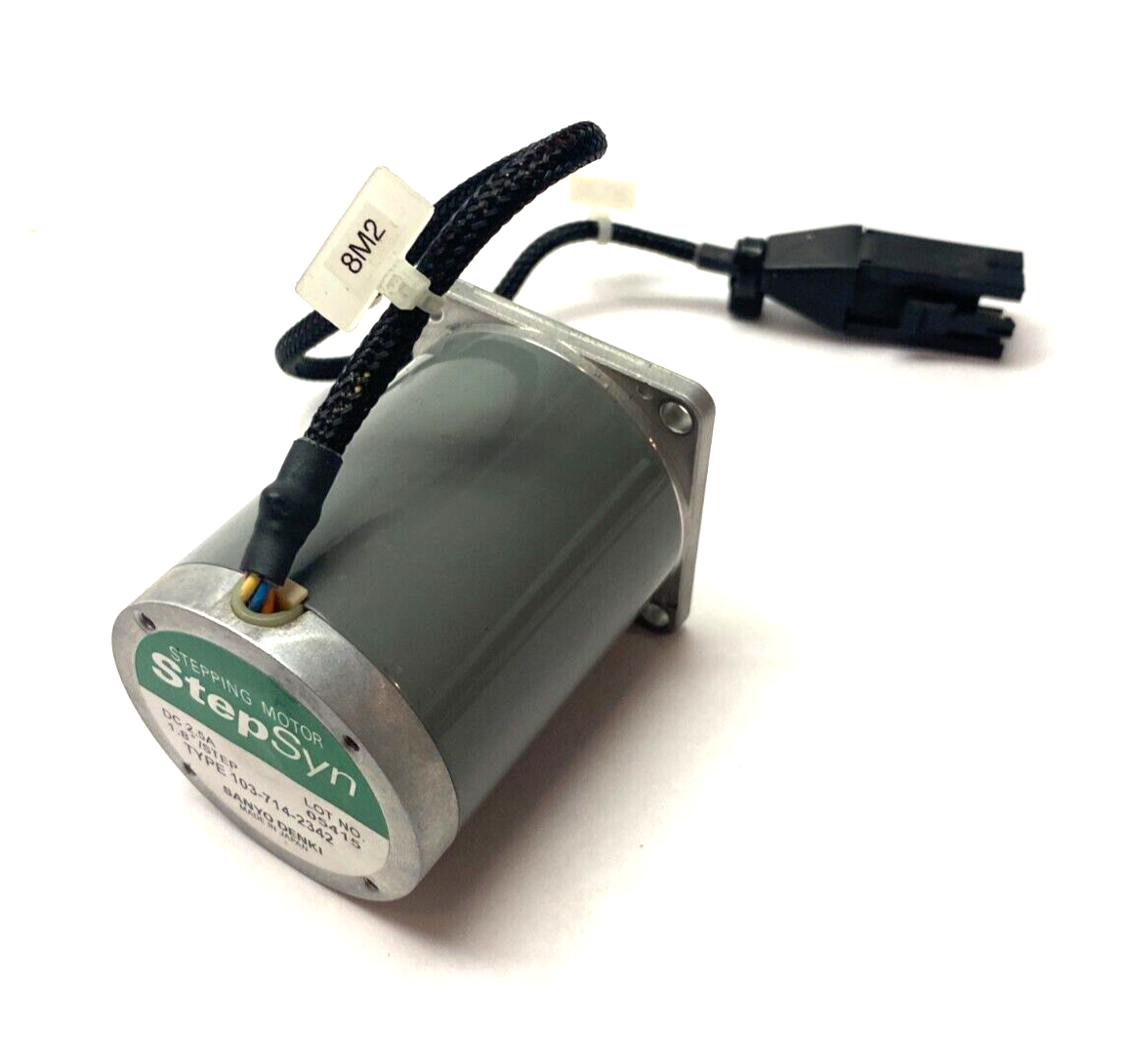 Sanyo Denki 103-714-2342 StepSyn Stepping Motor 1.8 Degree Step 2.5A - Used - Maverick Industrial Sales