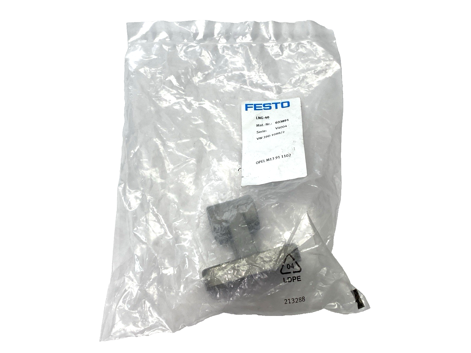 Festo LNG-40 Pneumatic Cylinder Clevis Foot 033891 - Maverick Industrial Sales