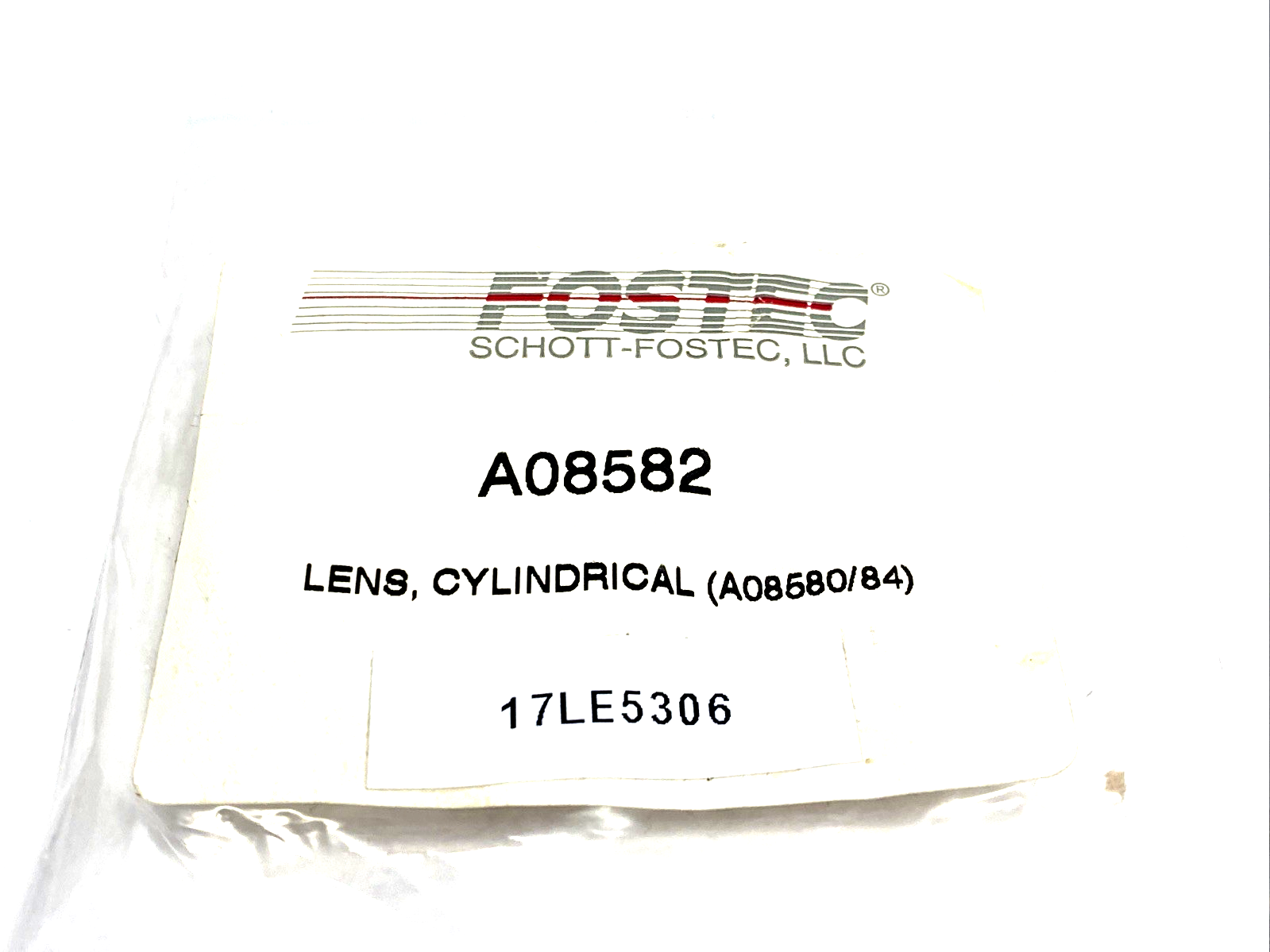A08582 | Schott Fostec Lightline Cylindrical Lens A08580/84 - New – Open box - Maverick Industrial Sales