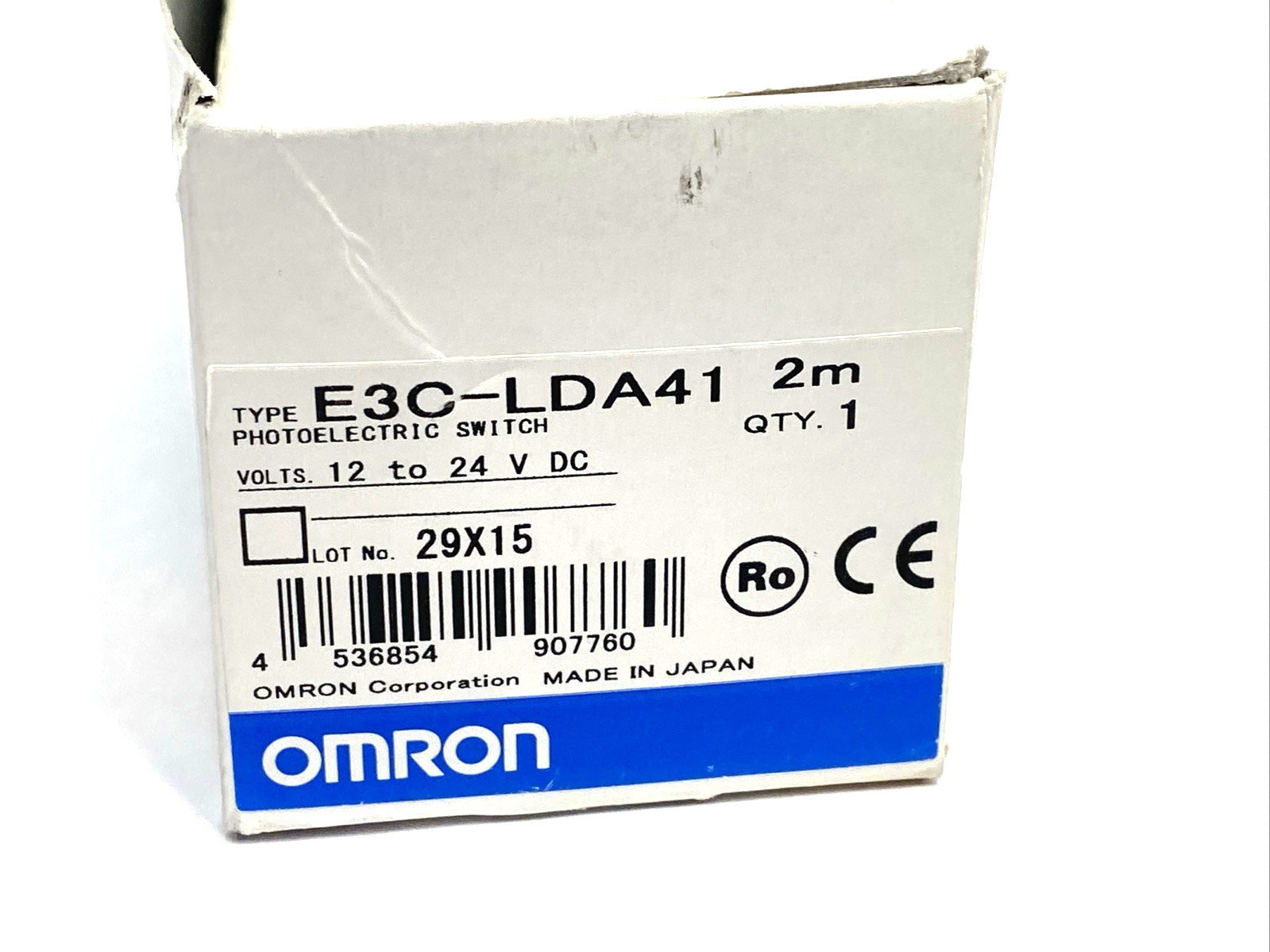 Omron E3C-LDA41 Photoelectric Sensor Amplifier 2m Cable - Maverick Industrial Sales