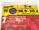 Shop Vac 2 High Efficiency Disposable Filter Bags Type H 5-8 Gallons - Maverick Industrial Sales