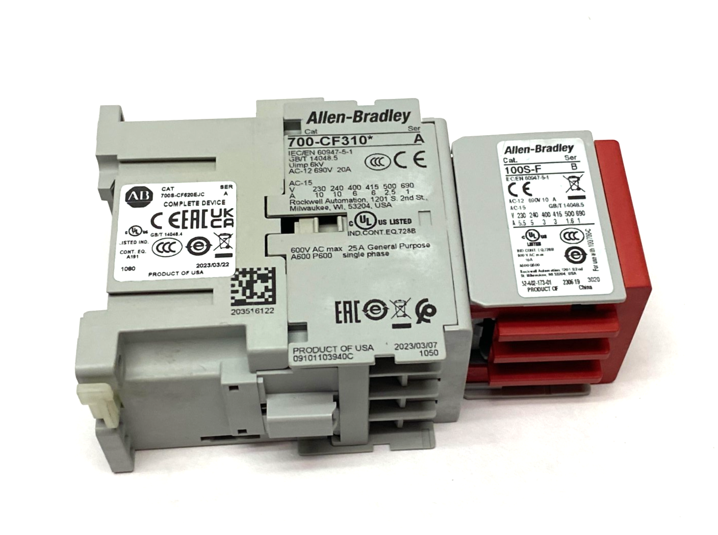 Allen Bradley 700S-CF440EJC Ser. A Guardmaster Safety Control Relay, 8 Pole - Maverick Industrial Sales