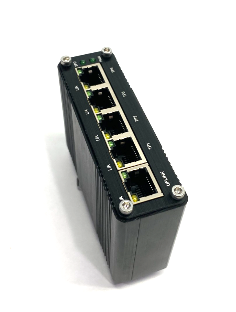 LNK-IMC005G | e-link Miniature 5-Port Gigabit Ethernet Switch 4x10/100/1000Base-TX - Used - Maverick Industrial Sales