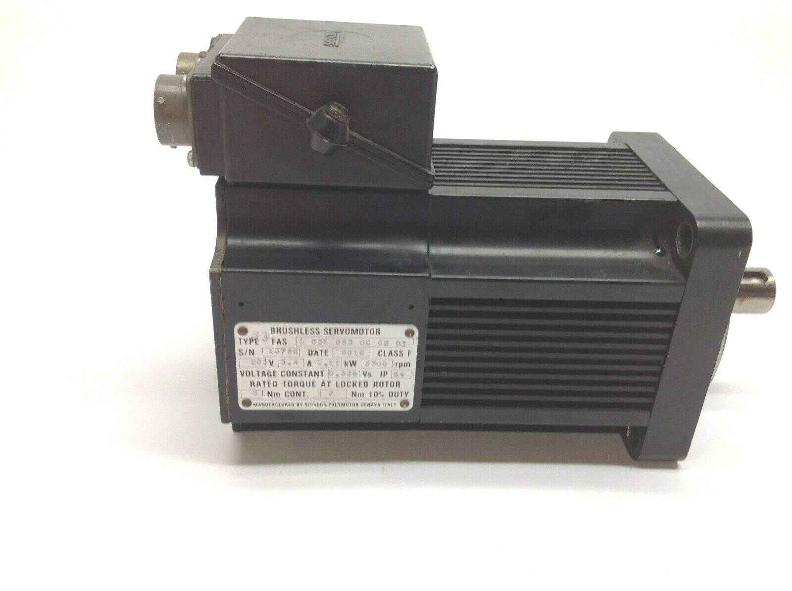 Parker KSK-250 Compumotor Brushless Servo Motor 200V 3.4A 5300RPM - Maverick Industrial Sales