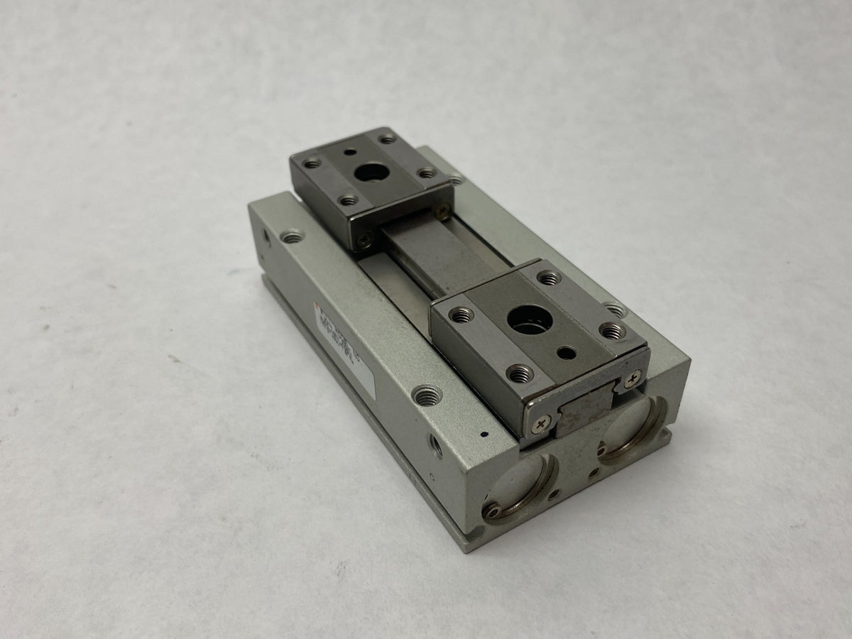 MHF2-16D1 | SMC Low-Profile Pneumatic Gripper, 2-Finger, 16mm Stroke Per Jaw - Used - Maverick Industrial Sales